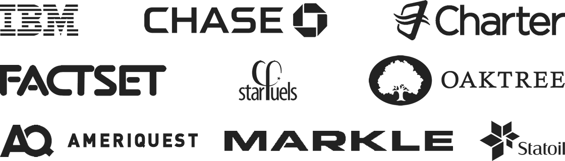 IBM - Chase - Charter - Factset - Starfuels - Oaktree - AmeriQuest - Markle - Statoil